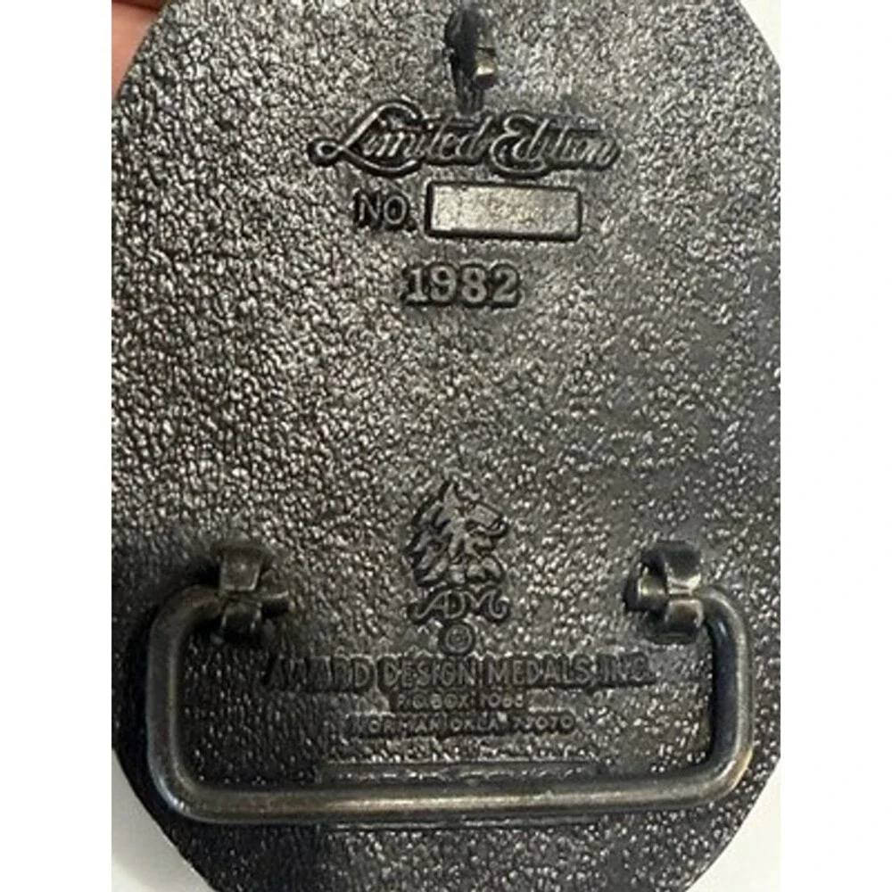Vintage Mint 1982 Totco Drilling Belt Buckle Oil Well Rig Texas US Gas Field Old